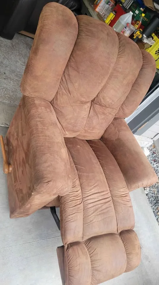 LaZBoy Microsuede Recliner Sofa & Rocker Recliner image indicator(3)