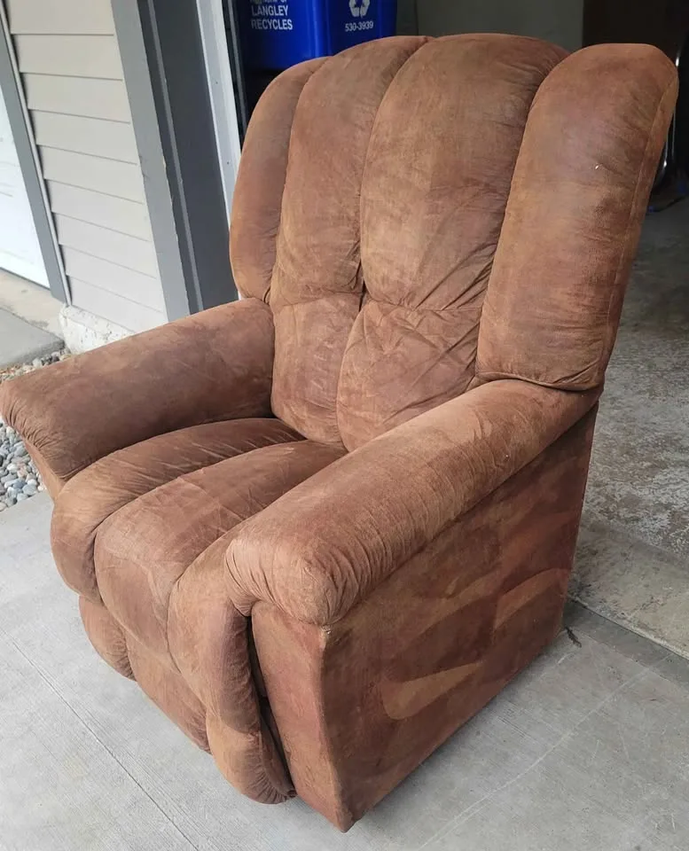 LaZBoy Microsuede Recliner Sofa & Rocker Recliner image indicator(6)