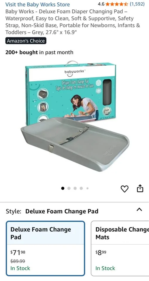 ***BRAND NEW*** BABYWORKS FOAM CHANGE PAD image indicator(4)