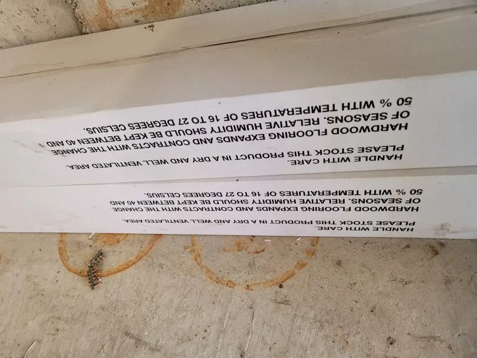 Brand new Grey Hardwood floor tiles. Two unopened boxes. image indicator(5)