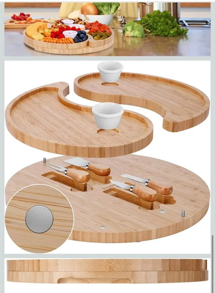 ***BRAND NEW*** LARGE CHARCUTERIE BOARD set image indicator(5)