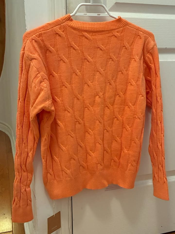 Noracora Women's Sweater, Orange, size M. New with tag - photo 2