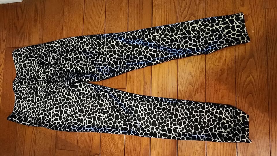 American Apparel Black & White Print Pants (large) - photo 2