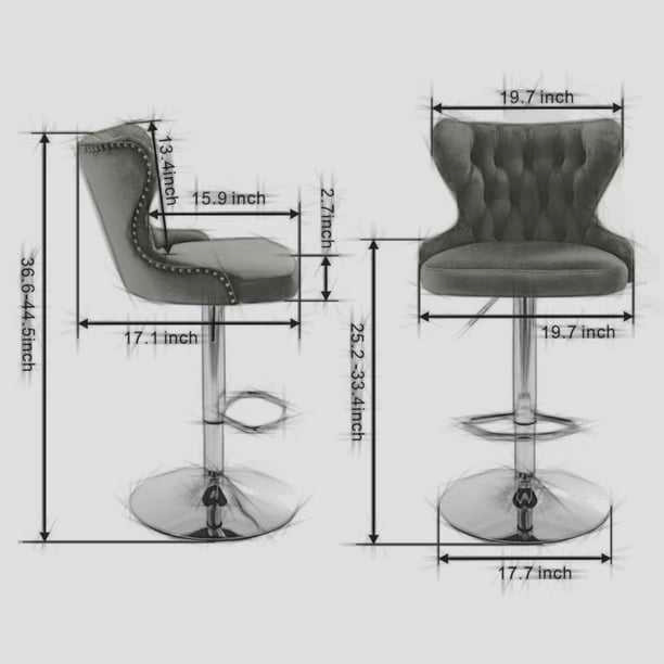 Triple Tree Swivel Bar Stools Set of 2 top part replacement - photo 5