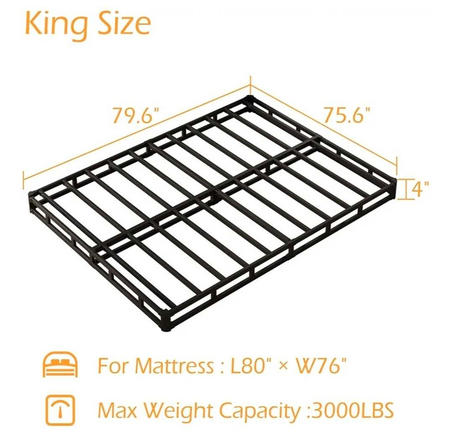 king bed frame metal - photo 2