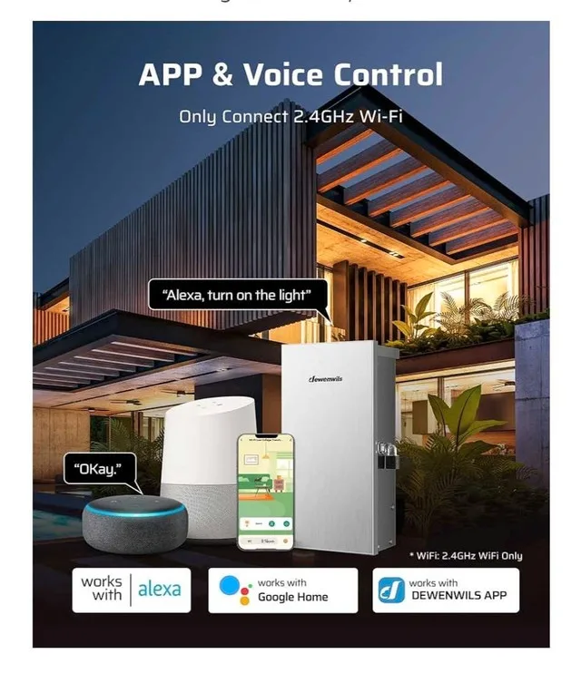 DEWENWILS 300W Wi-Fi Low Voltage Landscape Transformer image indicator(4)