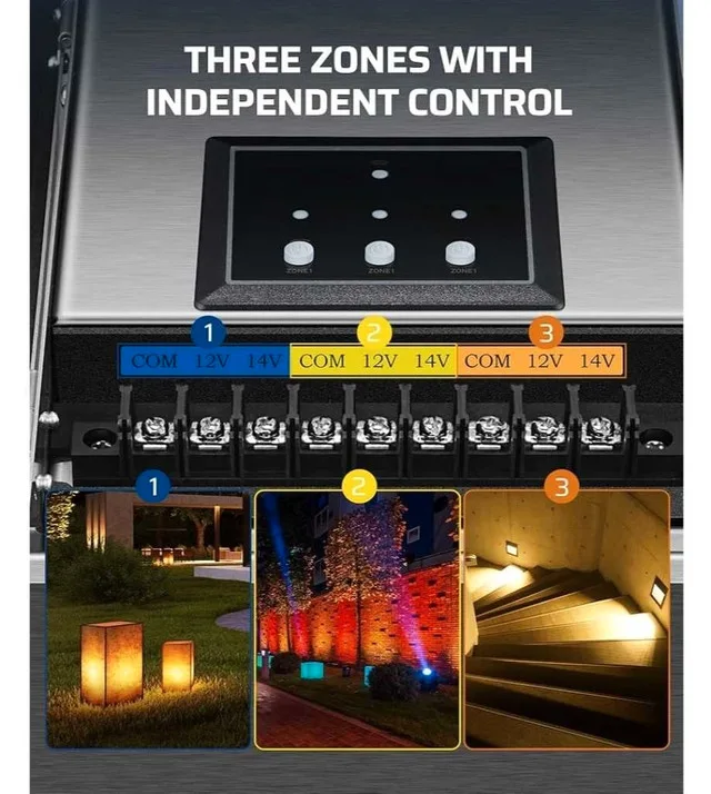 DEWENWILS 300W Wi-Fi Low Voltage Landscape Transformer image indicator(5)