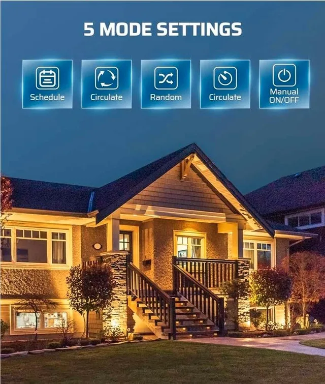 DEWENWILS 300W Wi-Fi Low Voltage Landscape Transformer image indicator(6)