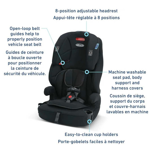 Graco Tranzitions 3-in-1 Harness Booster Seat, Toddler-big - photo 4
