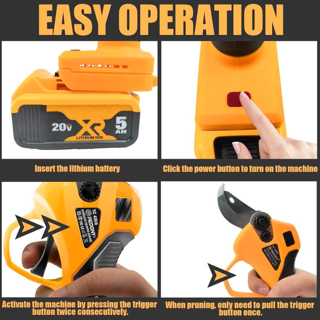 Electric Pruning Shears for DeWalt 20V - photo 4