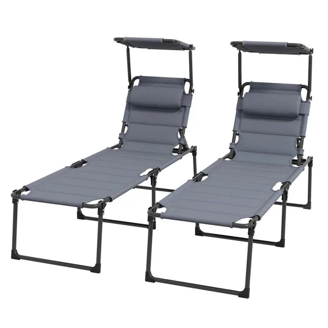 Folding Adjustable Chaise Lounge