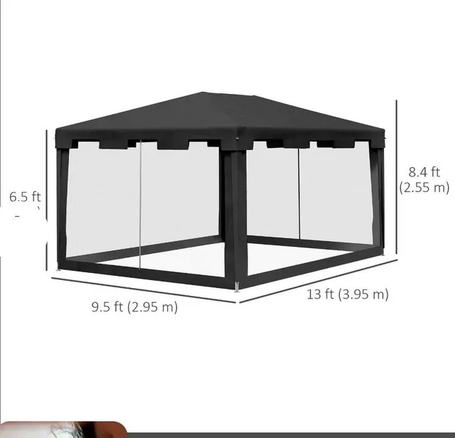 10 x 13 ft Outdoor Gazebo Canopy thumbnail