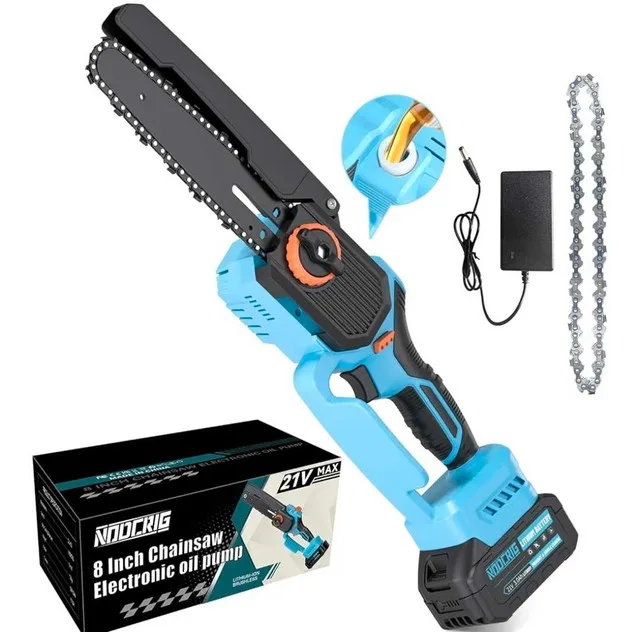 Mini Chainsaw 8-inch, Cordless Chain-saw Tool Set image indicator(2)