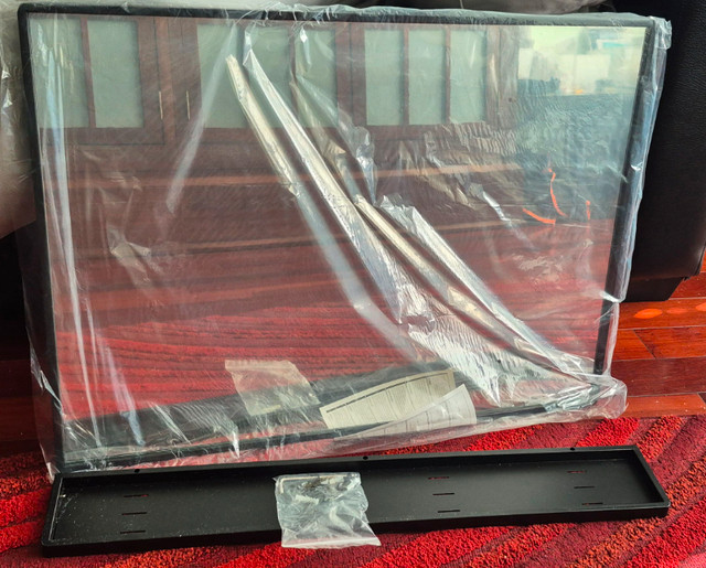Brand New Mirror with Mounting Hardware and Tray