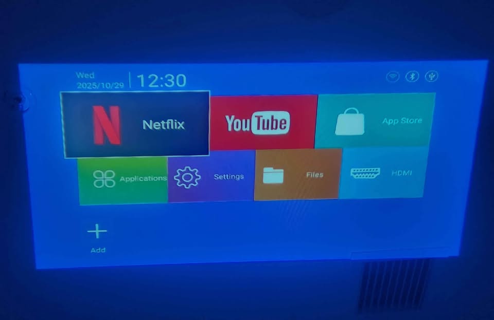 Mini Projector HY300+ Pro 4K with 1080P wifi bluetooth HDMI - photo 2