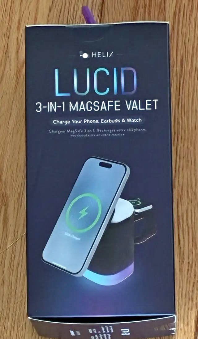 Helix Lucid 15W LED 3-in-1 Valet Charging Dock with MagSafe