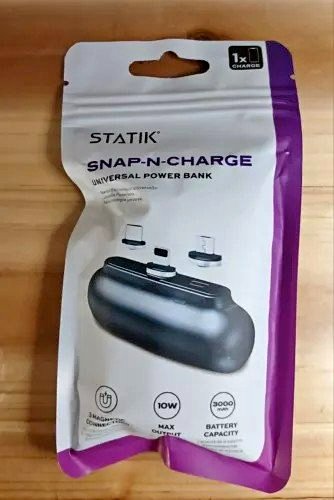 Statik Power Bank - 10W, 3000mAh, Sealed, New