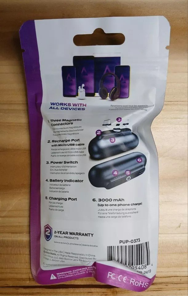 Statik Power Bank - 10W, 3000mAh, Sealed, New - photo 2