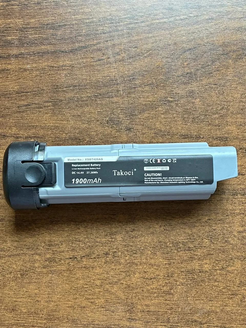 Takoci Li-ion Battery 1900 mAh XSBT420AS Grey New thumbnail