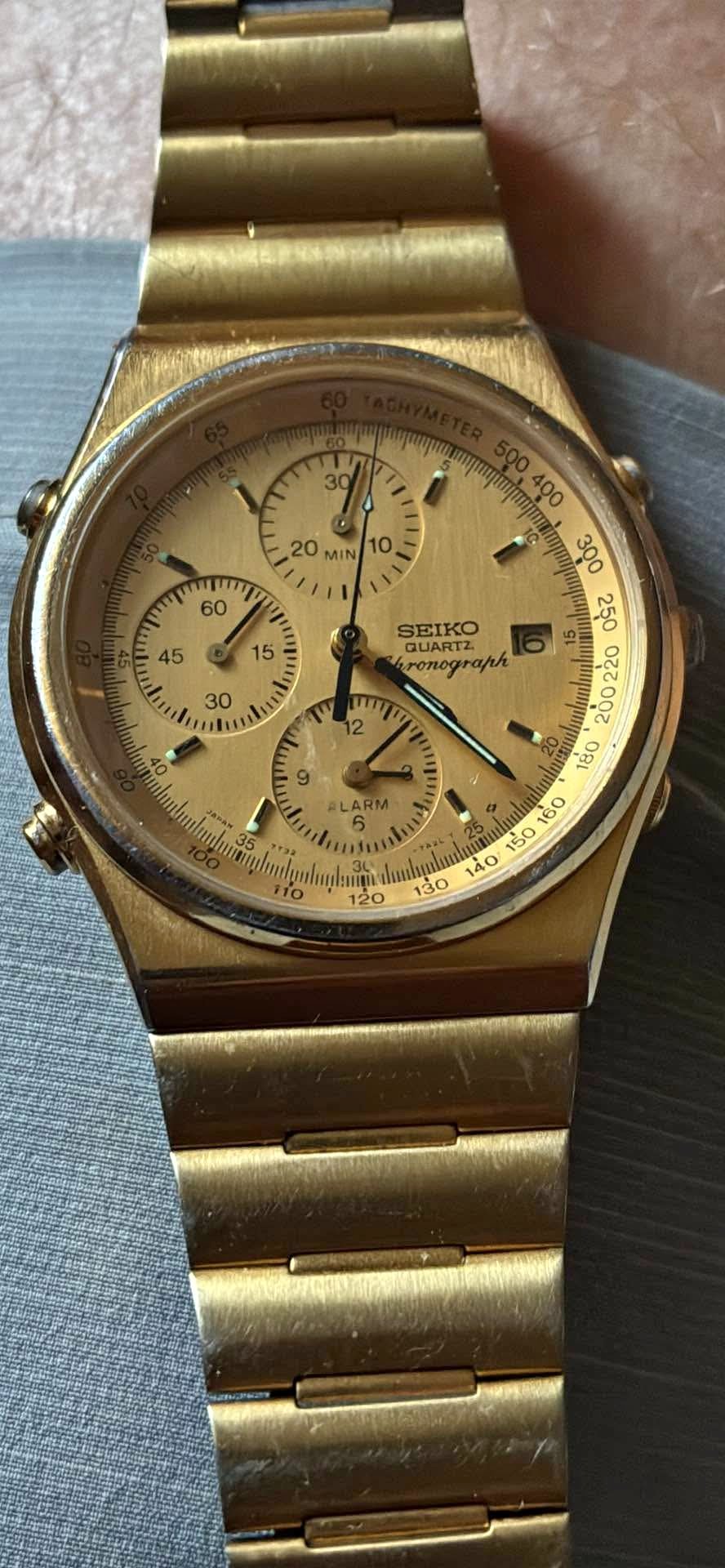 vintage seiko alarm chronograph