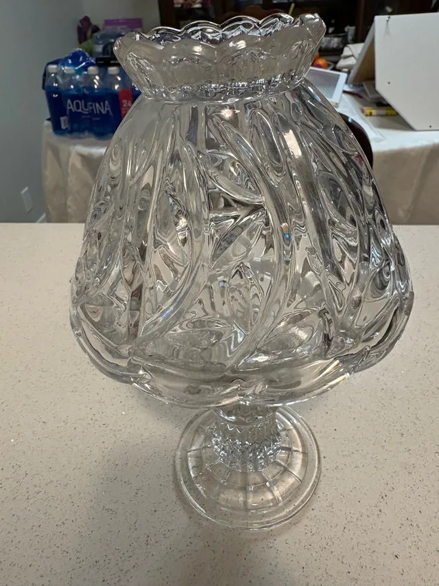 Portico Crystal Candle Holder