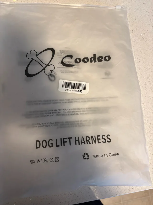 Coodeo Dog Lift Harness