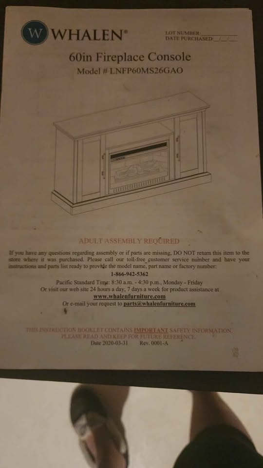 Whalen Electric Fireplace - photo 2