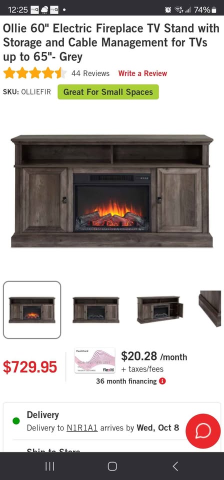 Whalen Electric Fireplace - photo 5