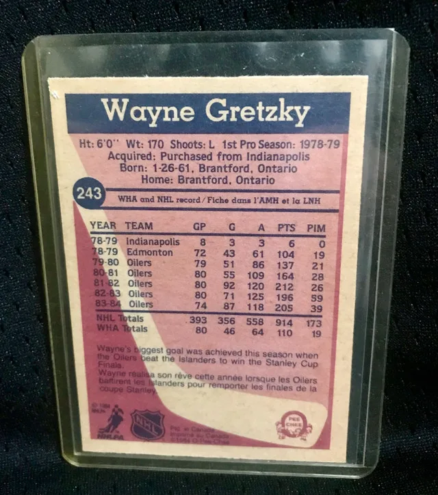 1984-85 O-Pee-Chee Wayne Gretzky #243 image indicator(2)
