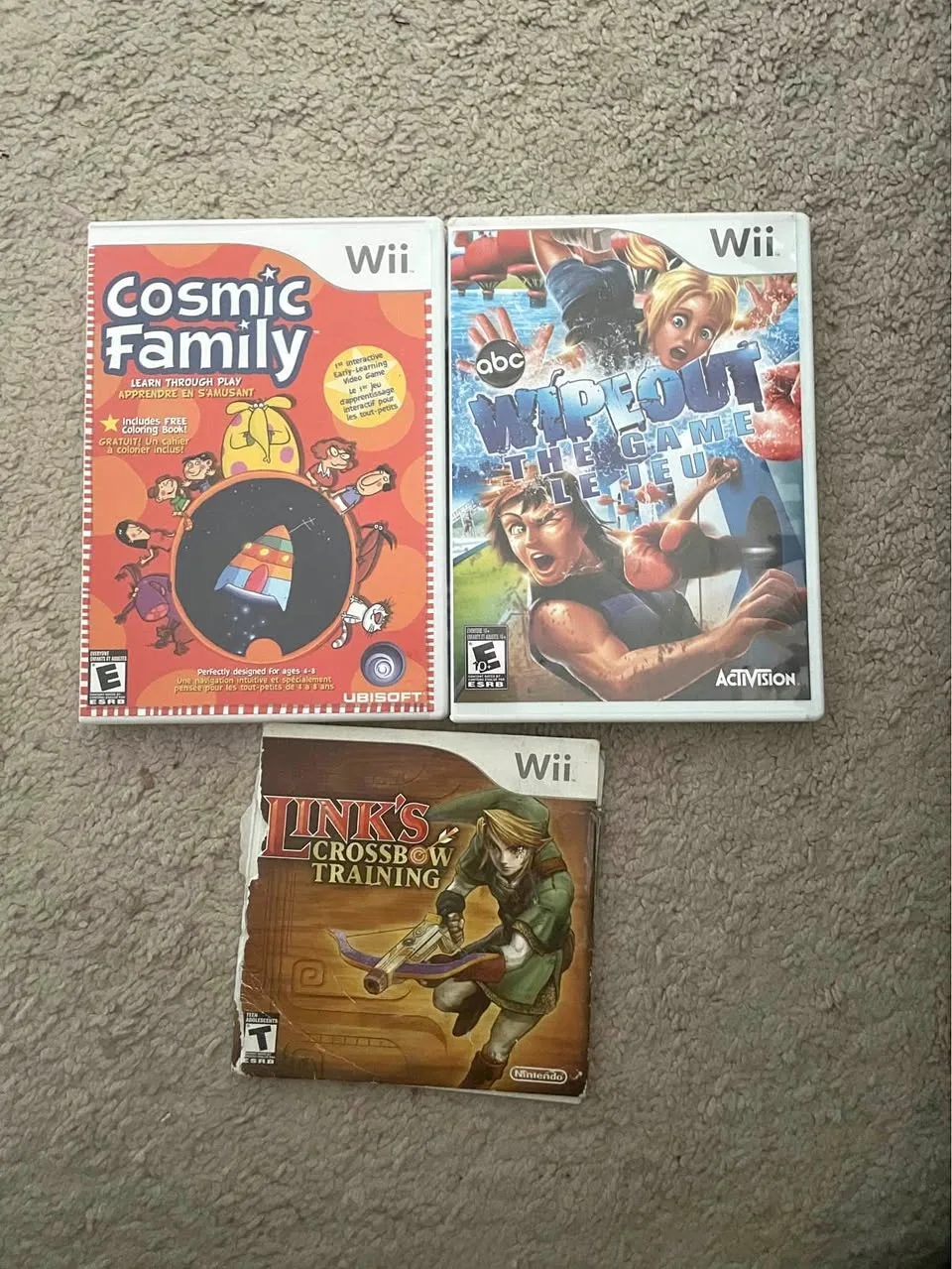 x3 Wii Games thumbnail