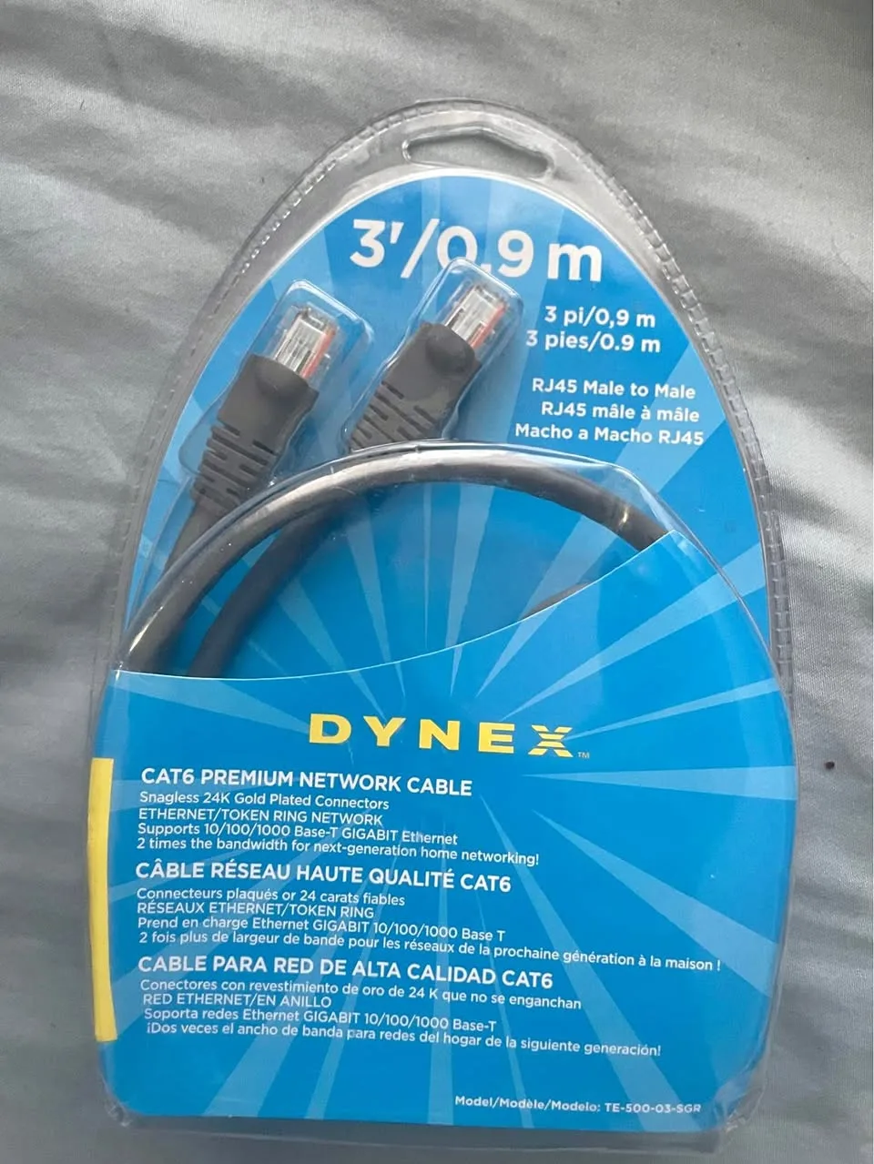 BRAND NEW Cat6 Ethernet Cable thumbnail