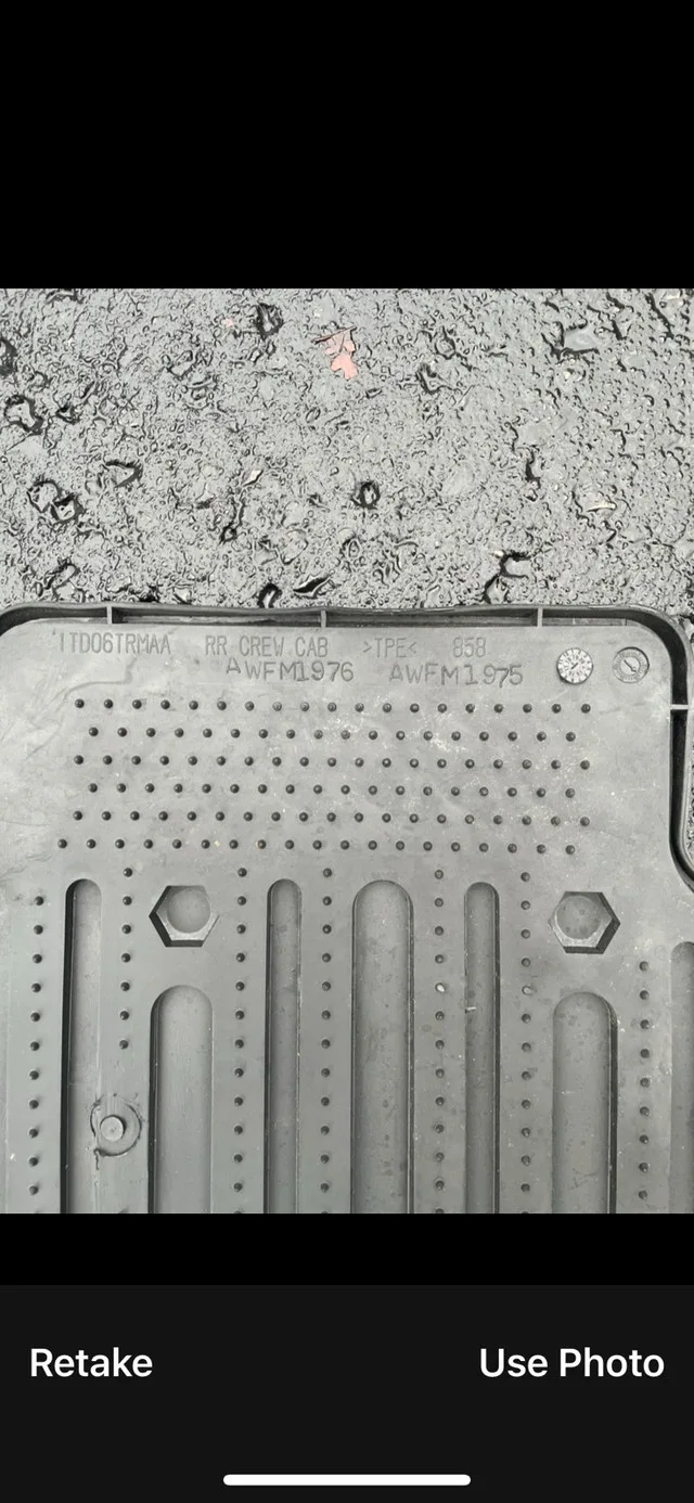 Ram 1500 rear floor liner/mat image indicator(5)