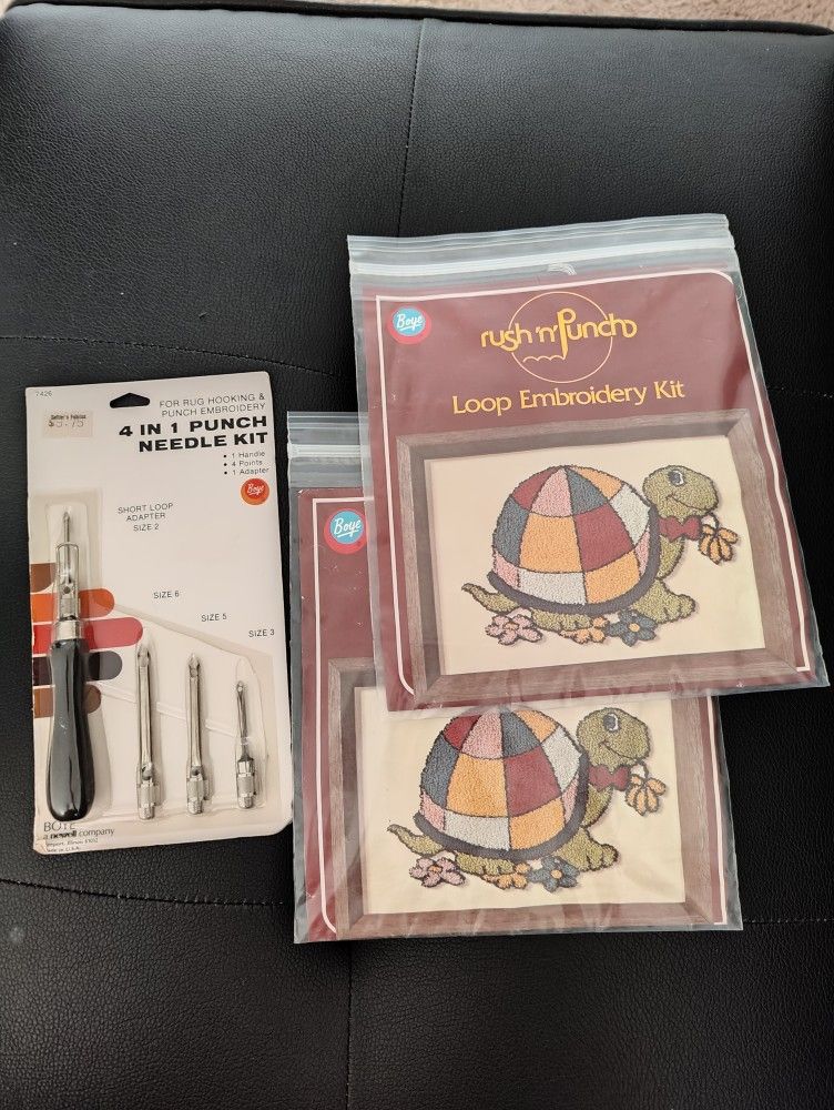 Punch Needle Embroidery Kit