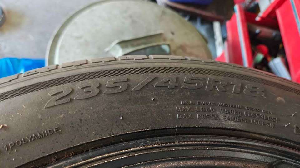 OEM Tesla 3 All Season Tires & Rims 235/45R18 Hankook - photo 2