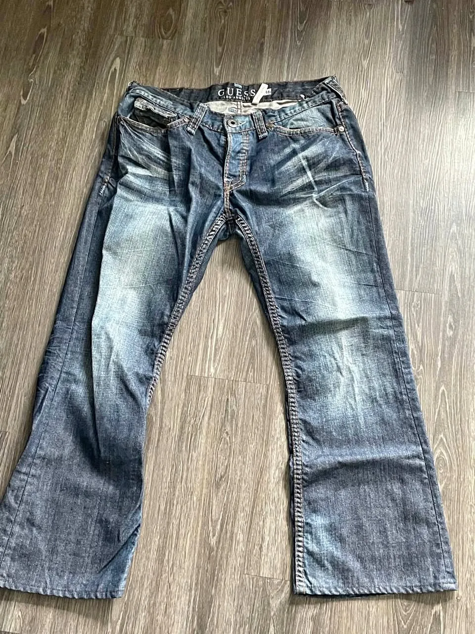 Vintage y2k GUESS washed jeans size 36 thumbnail