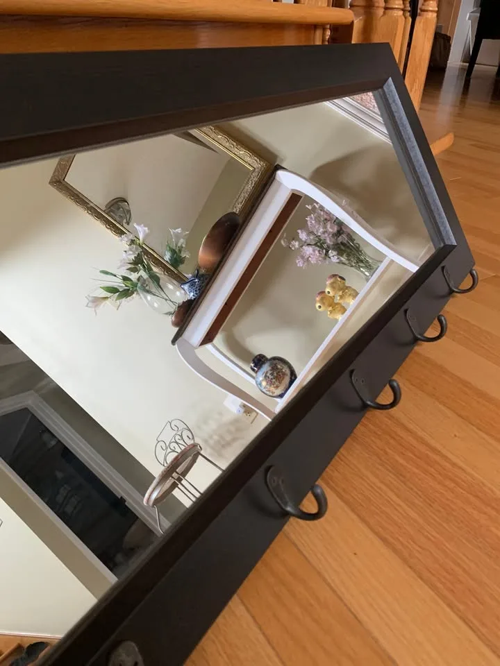 Mirror with Hooks 14"x34" image indicator(3)