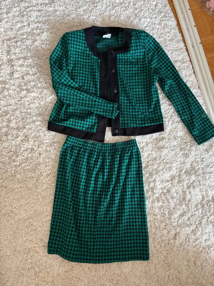 Vintage Patterned Sweater Set - Clueless Halloween Costume Idea thumbnail