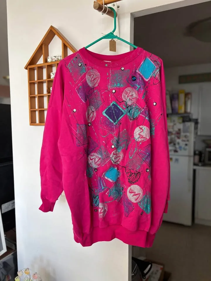 Vintage Pink Sweater Set - Barbie Halloween Costume Idea image indicator(2)
