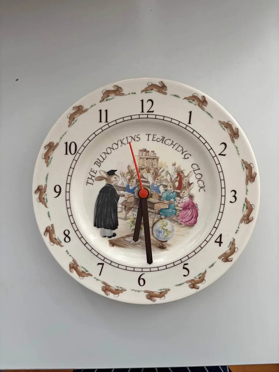 Vintage Royal Doulton Bunnykins Clock thumbnail