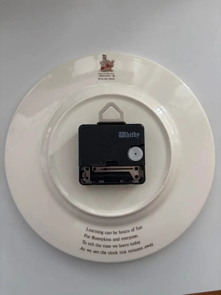 Vintage Royal Doulton Bunnykins Clock image indicator(3)