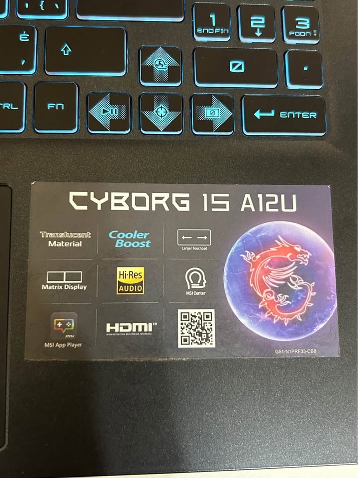 MSI Cyborg 15 RTX 2050 16 GB RAM Gaming Laptop - photo 3