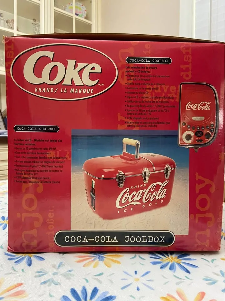 Vintage Coca-Cola Cool Box. *New in Box! image indicator(2)