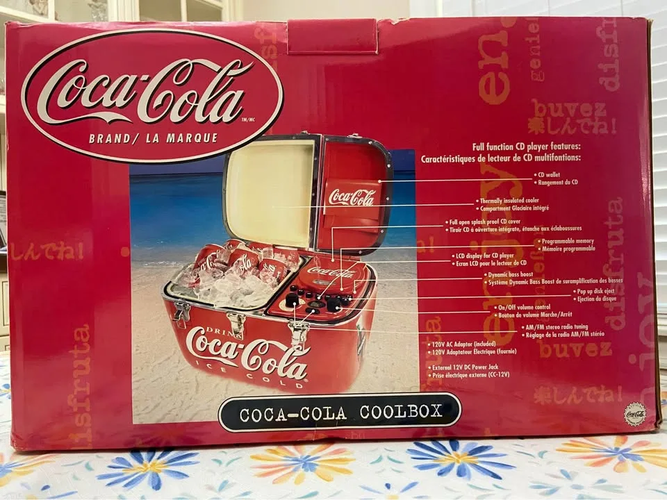 Vintage Coca-Cola Cool Box. *New in Box! image indicator(3)