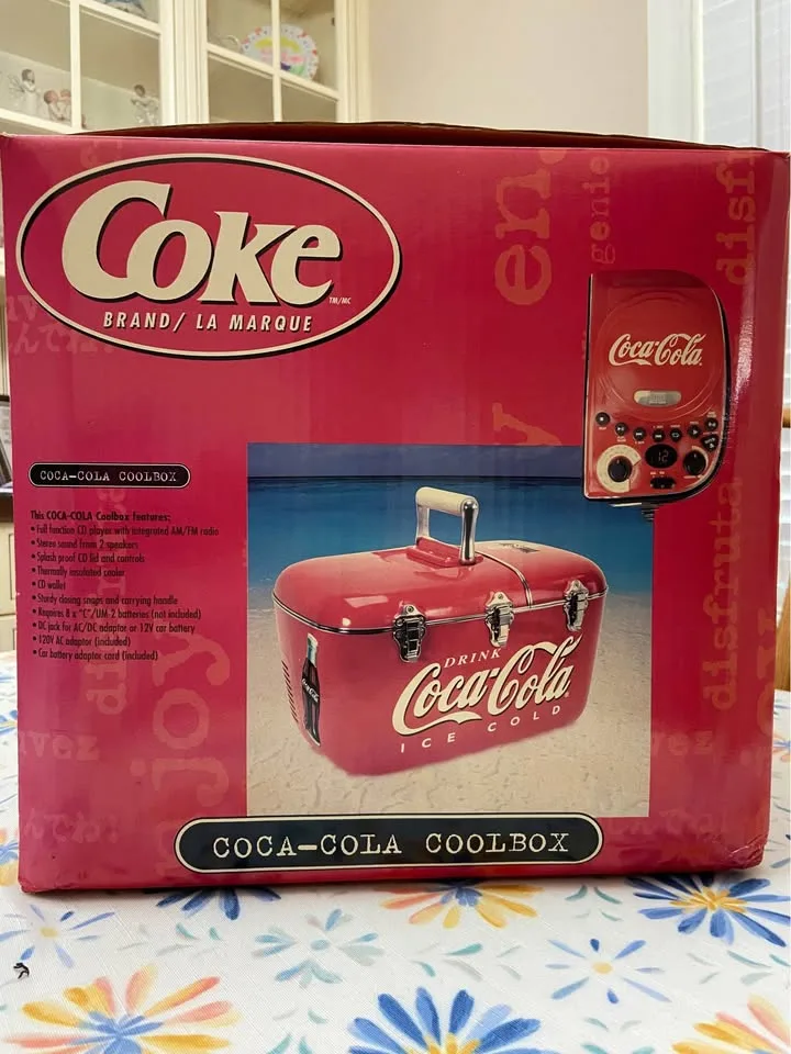 Vintage Coca-Cola Cool Box. *New in Box! image indicator(4)