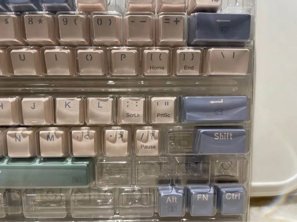 75% Keycap Set – Blue, Beige, Pink & Green Theme image indicator(6)