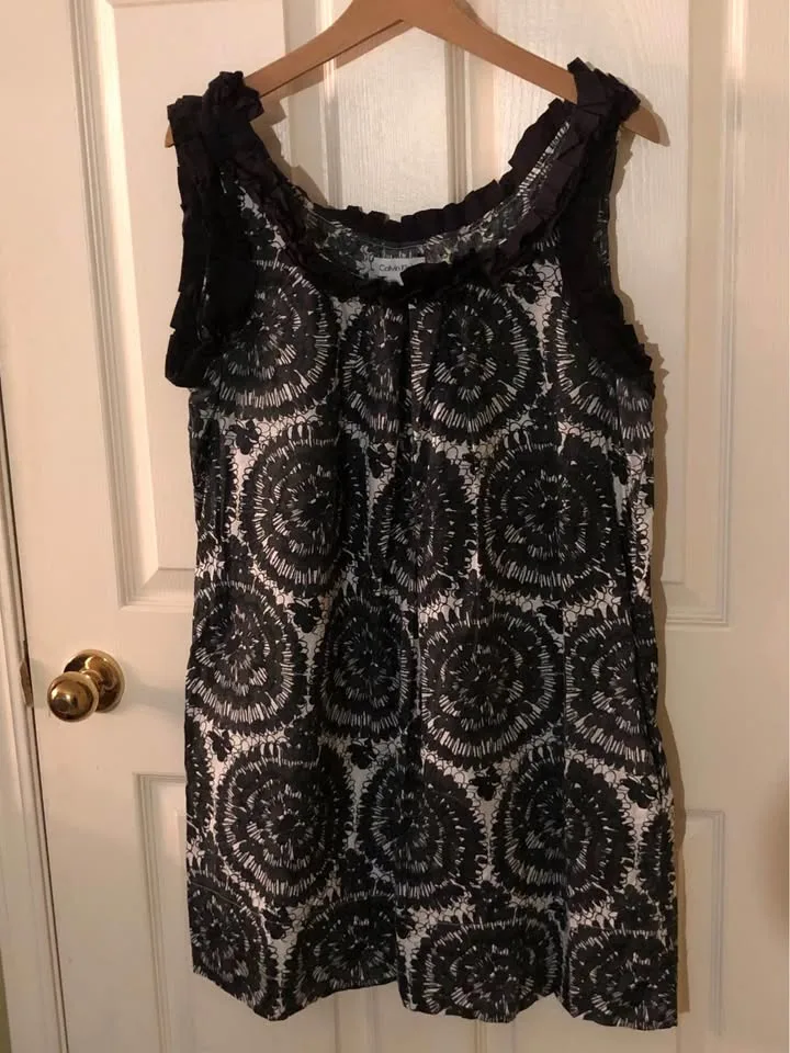 Women’s Calvin Klein Shift Dress - size Large image indicator(2)