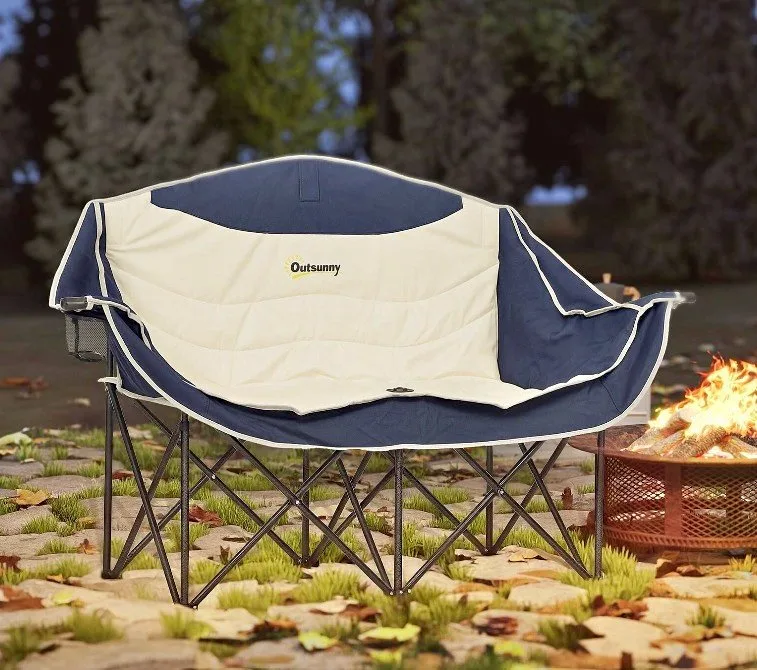 Brand New in Box Double Camping Chair with Cup