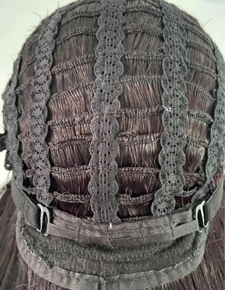 Bright Red Black Ombré Long Wavy/Curly Synthetic Wig image indicator(9)