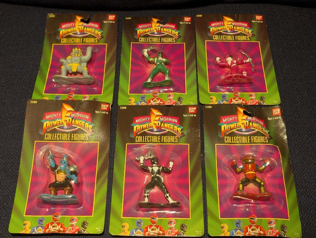 Vintage Power Rangers figures