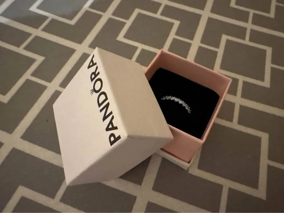 Swarovski Silver Eternity Band Ring image indicator(3)